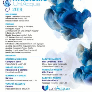 Tour musicale Uniacque 2019